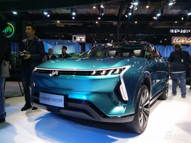 威马四款新车集体亮相 evolve concept综合续航达600公里