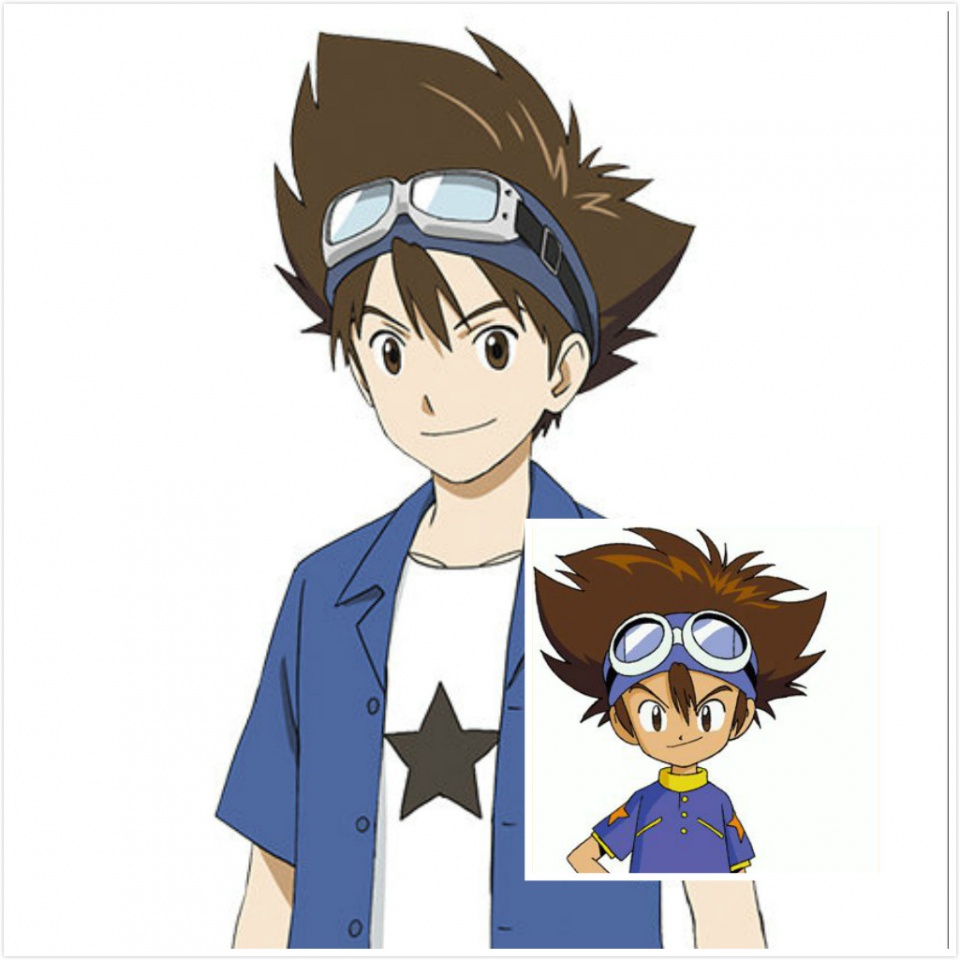 数码宝贝初代8位成员长大后的样子阿和和太一谁更帅呢