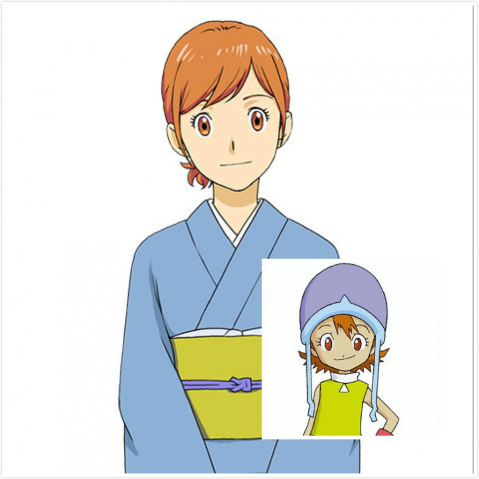 武之内素娜在初代动画中,大和的搭档是加布兽,他的徽章代表的是友情