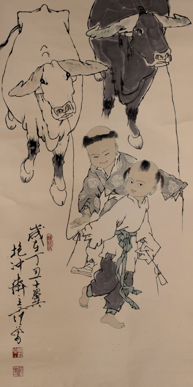 2019年春拍大作鉴赏:范曾童子牧牛图