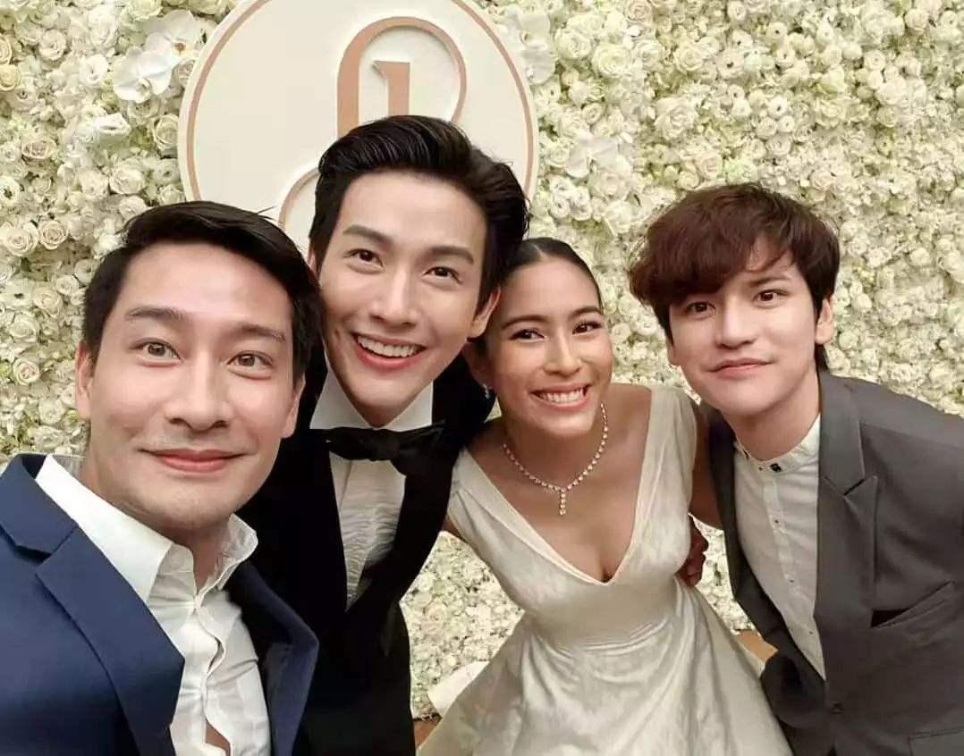 泰剧明星推哥和大3岁的jui相恋5年终于大婚, 泰式和西式婚礼结合