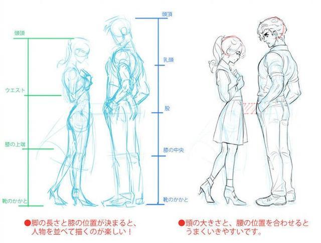 繪畫基礎關於人體比例怎麼畫