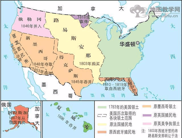 美国领土为何从937万平方公里变成962.9万平方公里.