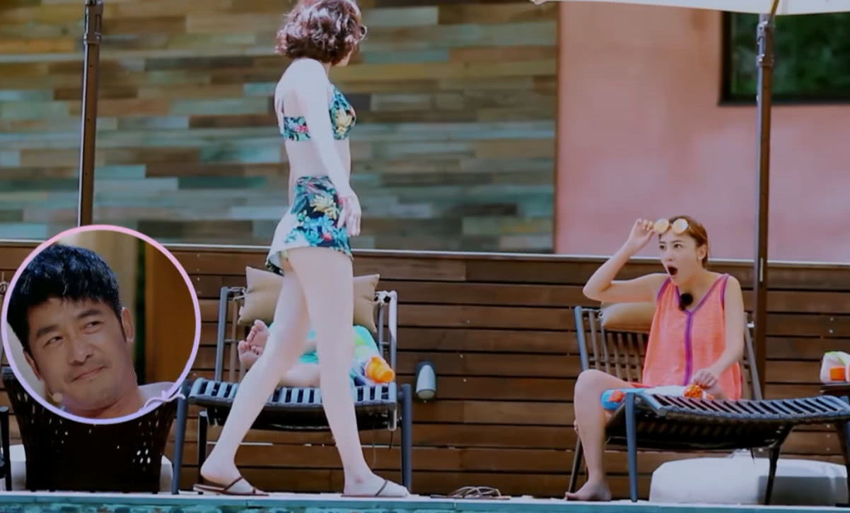 程莉莎泳装照曝光,肤白貌美大长腿,郭晓东娶了娱乐圈最美女人!