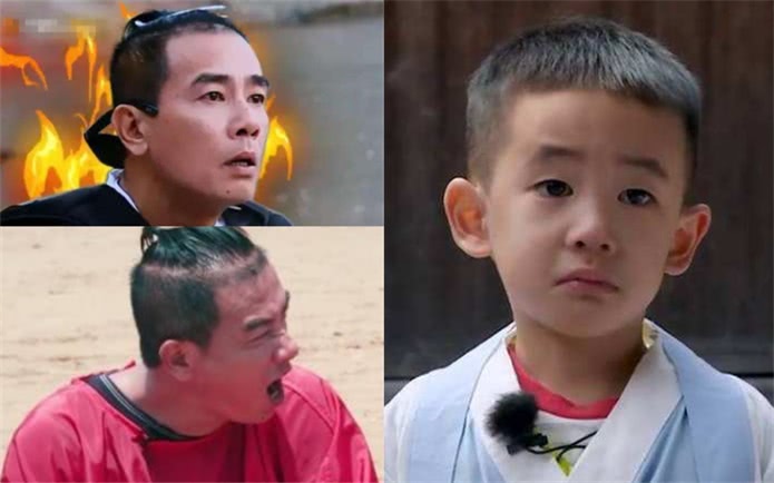 陈小春晒全家福,"山鸡哥"竟与儿子吐舌比萌,jasper黑了