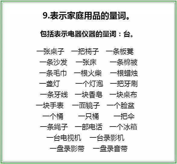 几张图,学会小学量词怎么用?|量词|小学|学会_新浪新闻