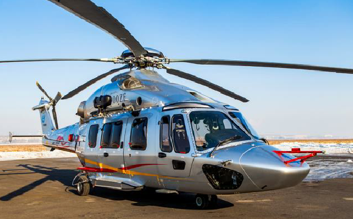 直升机,而直-15直升机是中法联合开发出来的中型运输机,欧方代号ec175