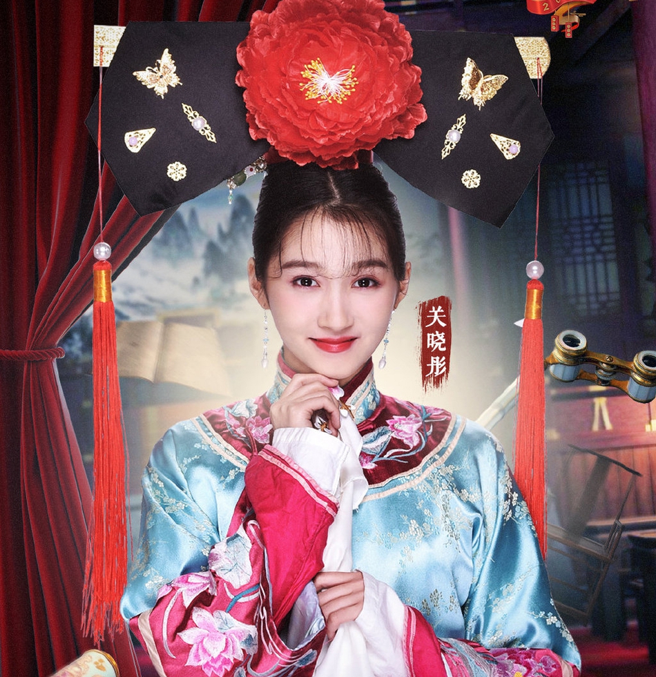 关晓彤扮上格格,不输赵薇林心如!