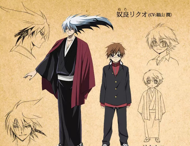 奴良陆生有双重身份,一是奴良组的少主,是奴良组的第三代总大将,另一