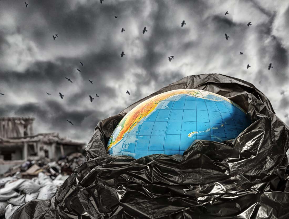 地球垃圾污染已经严重到可怕的程度世界各国都感到惶恐