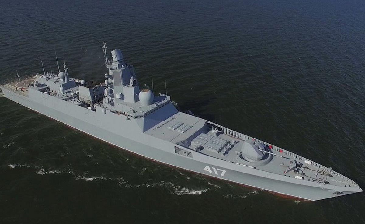 4月海军节阅舰式,俄罗斯派最先进战舰参加