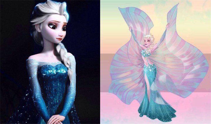 迪士尼公主跳拉丁舞艾莎舞姿曼妙花木兰美出新高度