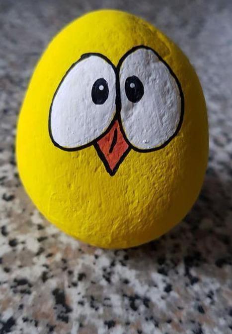 幼儿园手工作业:简单石头画大全,教宝宝将石头玩出各种花样!