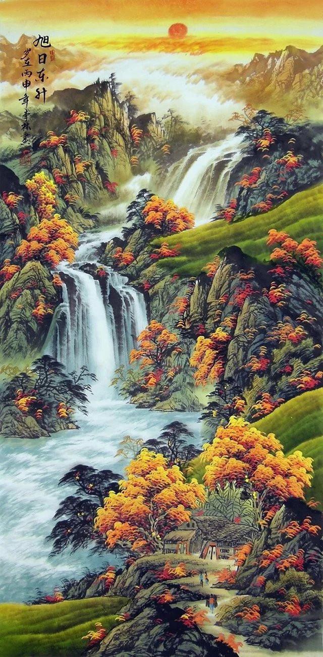 南派山水画家李林宏作品欣赏