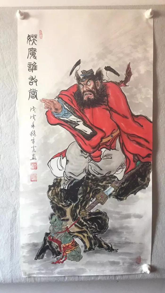 清代钟馗画的创作达到鼎盛时期,众多画家都创作过钟馗,营造出一个丰富