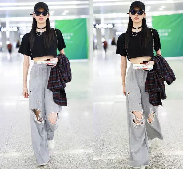 别的女星脖子上戴项圈是为了好看,但奚梦瑶脖子上戴把锁是啥意思