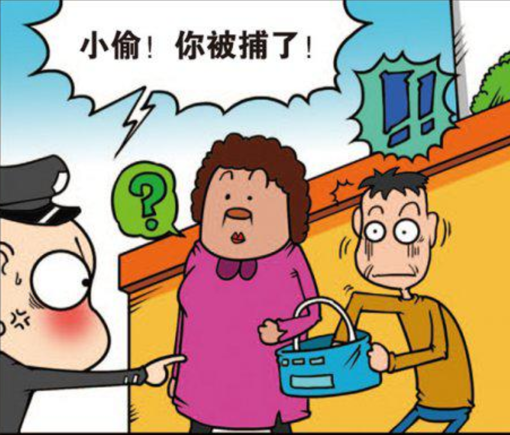 爆笑:呆头当上警察,看到小偷就逮捕,但是他准备的手铐很奇怪!