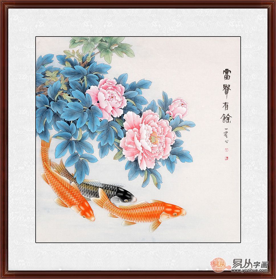 卧室装饰挂画精选：这么美的斗方画你们见过吗?