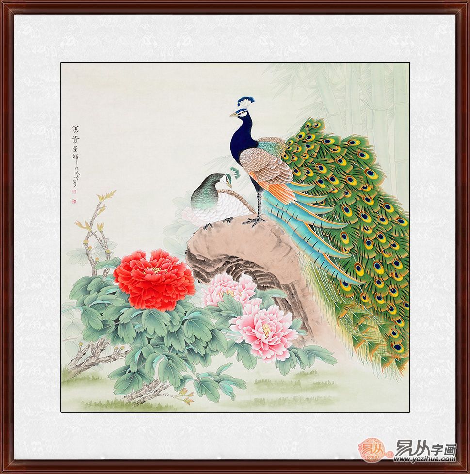 家居餐厅装饰挂画推荐:王一容花鸟画增添生活仪式感