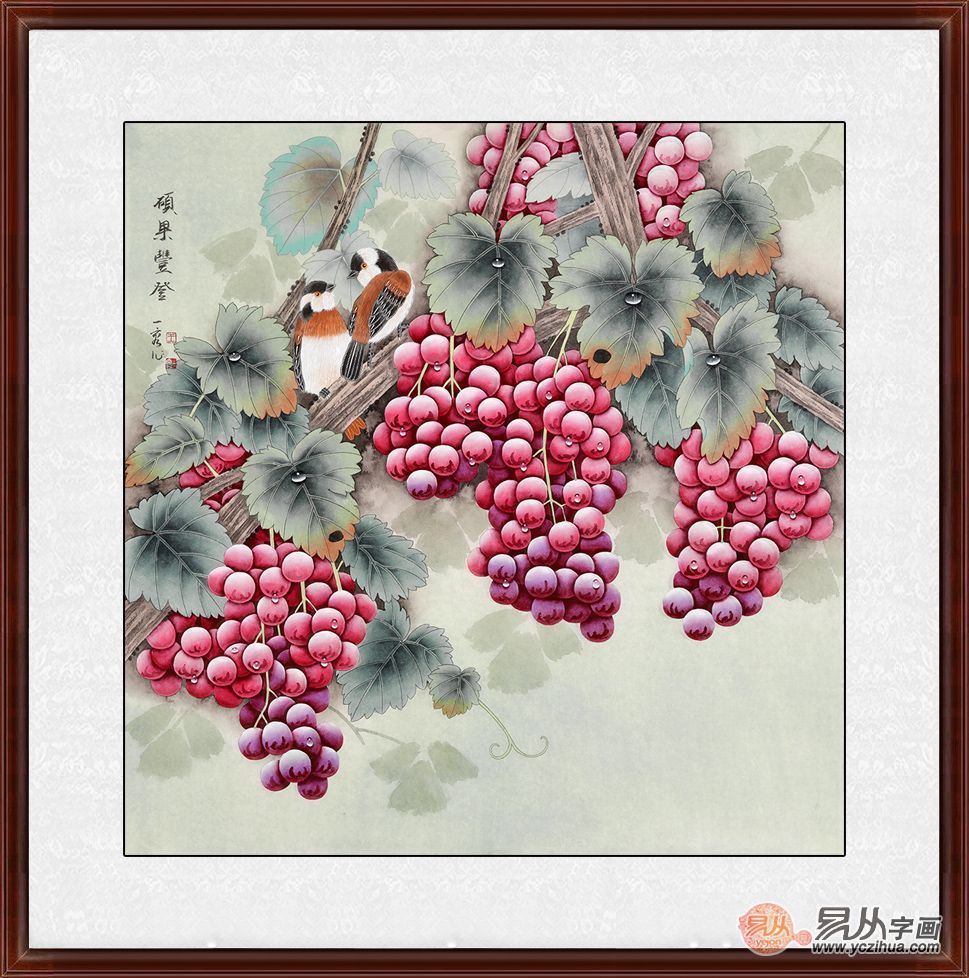 家居餐厅装饰挂画推荐:王一容花鸟画增添生活仪式感