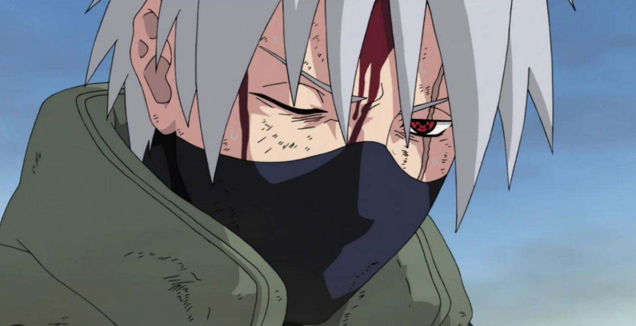 所以在忍界大战的时候,如果不是九尾的查克拉,估计卡卡西早