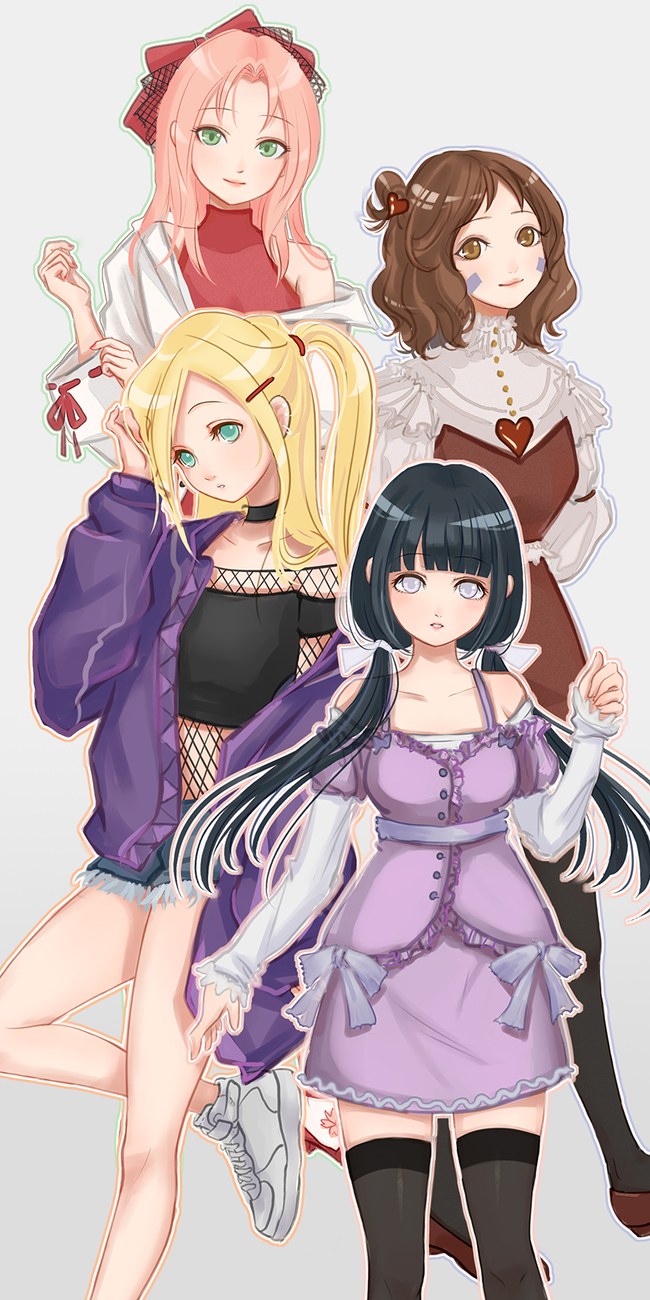 火影忍者木叶十二忍里的四大美女,你最想娶谁回家当老婆?