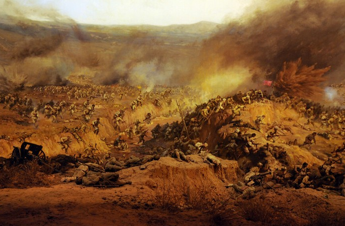 7月17日黄昏,羊山集战斗打响.