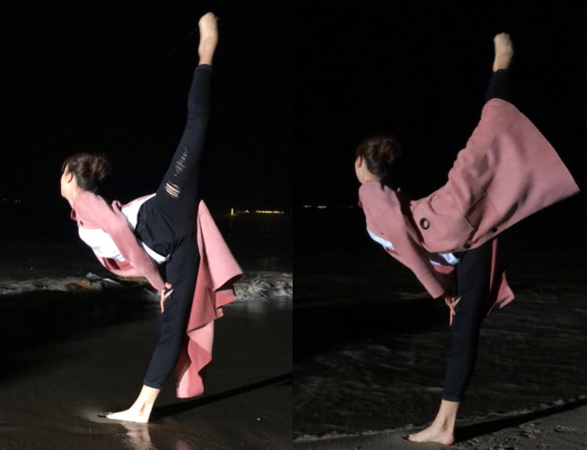 金晨穿蓬松裙一秒现出2米长腿看到这个高空劈叉我彻底服了