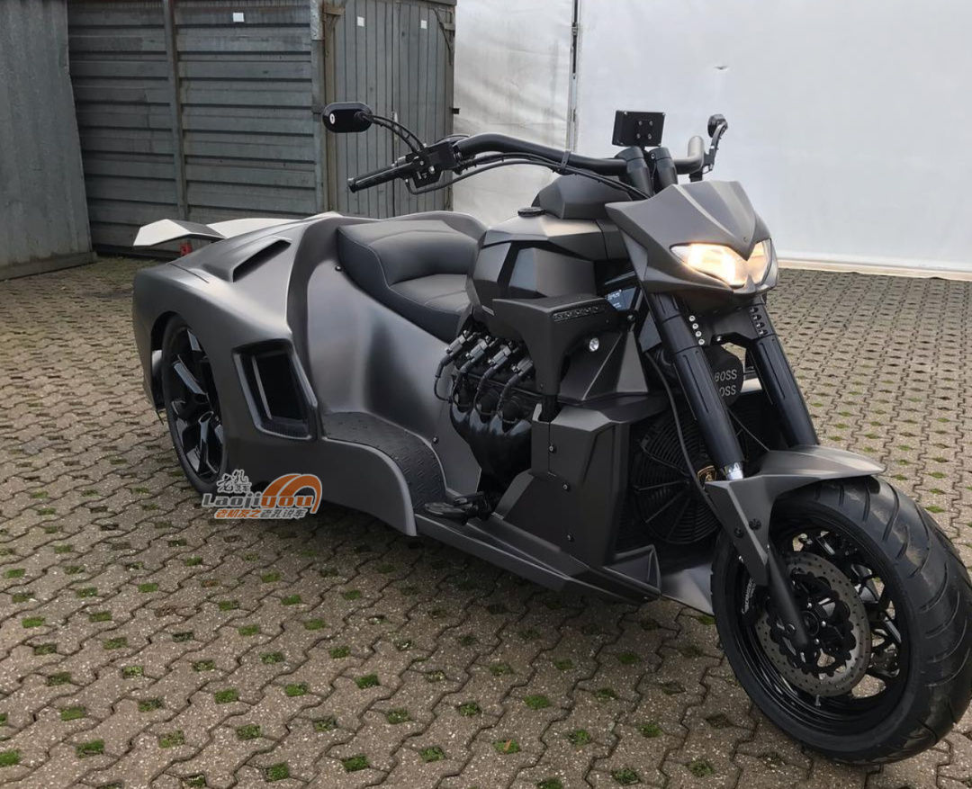 兰博基尼三轮摩托车现身,6.2l排量,v8引擎,455匹马力的怪兽