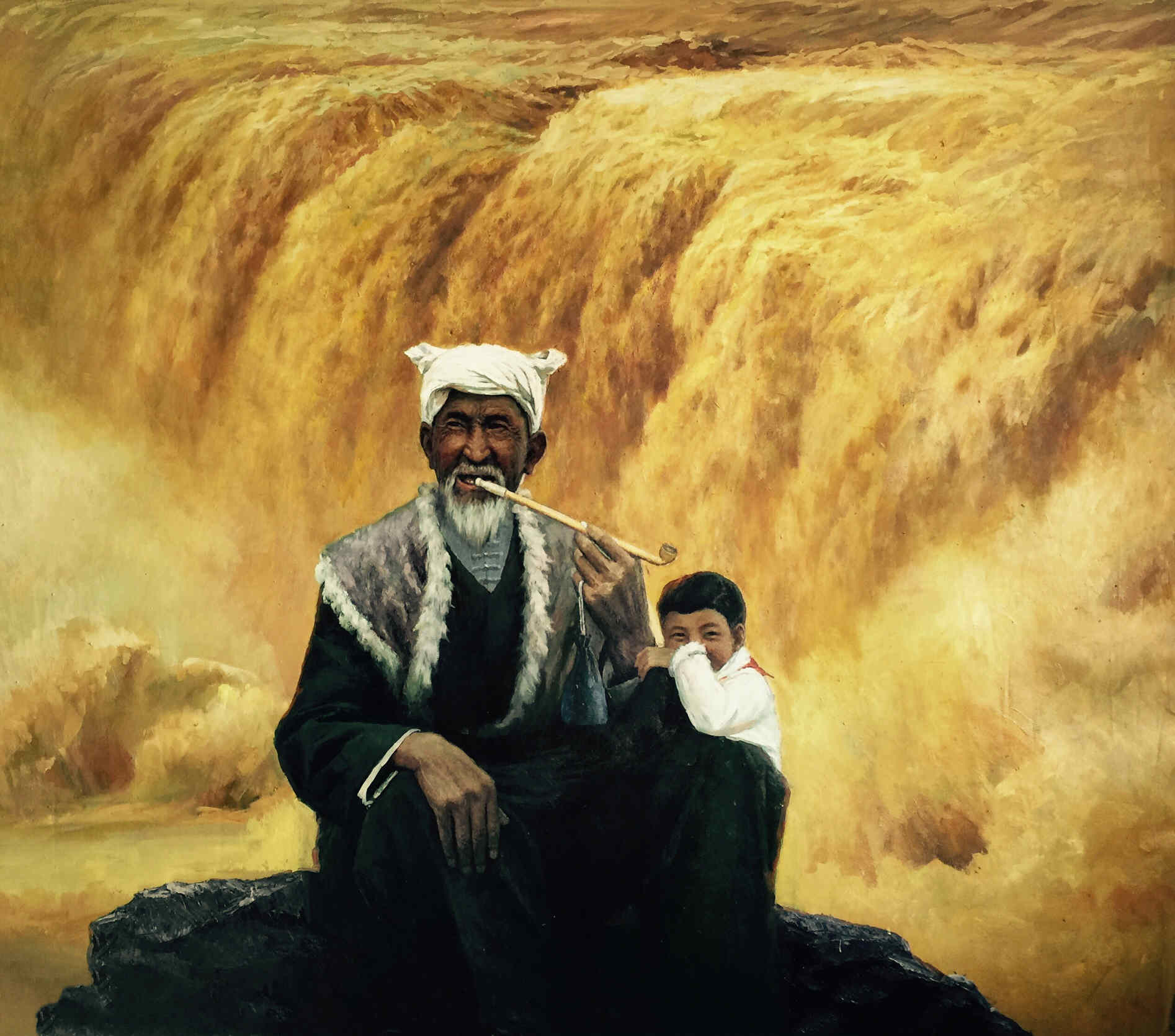 王春红是非常年轻而有发展潜力的写实主义和现实主义画家,更是一位