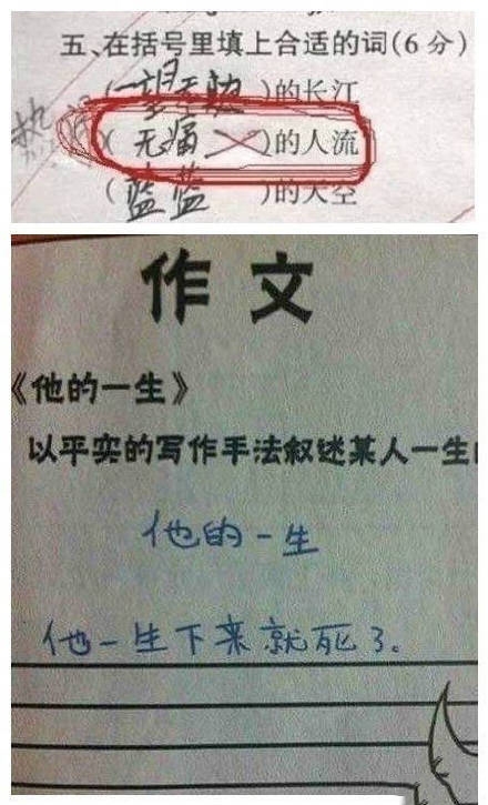 考试现王思聪吃热狗网红照片题 你见过哪些有趣的题目?