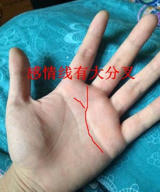 从感情线知晓你一生有多少次婚姻会不会离婚