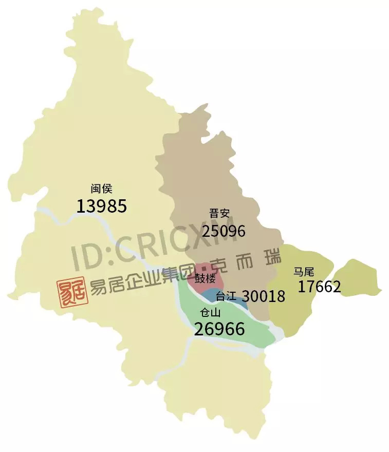 福建各地级市房价地图 厦门成交价连续三周4万