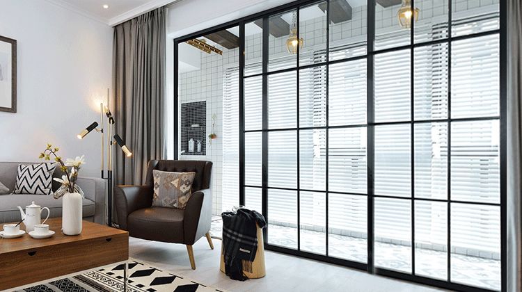 黑框玻璃隔断移门,最近真是火爆了!