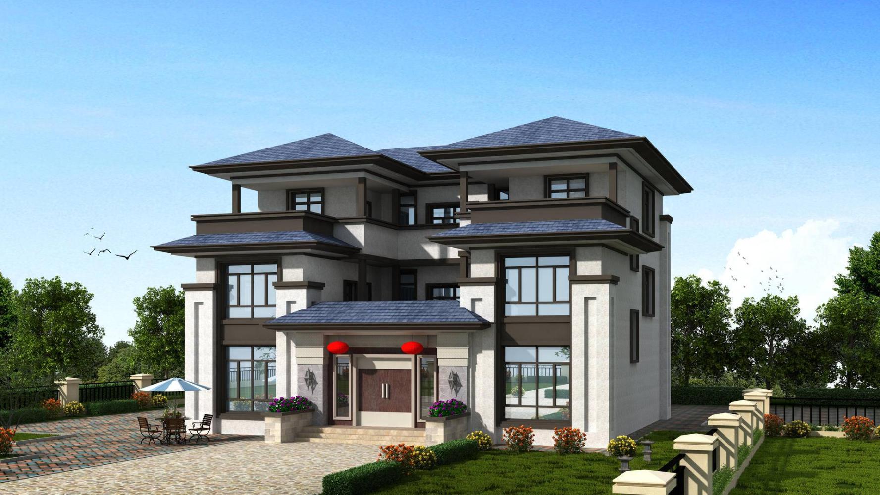 5款农村带院别墅舒适安心, 给年迈的父母亲刚刚好! 您辛苦了!