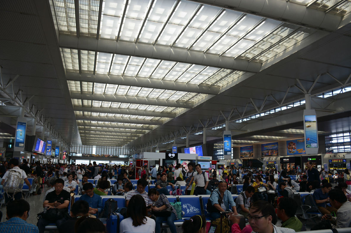 虹桥|高铁|候车大厅_新浪新闻