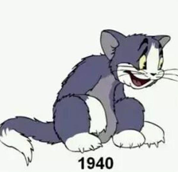 猫和老鼠:其实汤姆猫的形象经历过14次改变,前后经历了6个公司