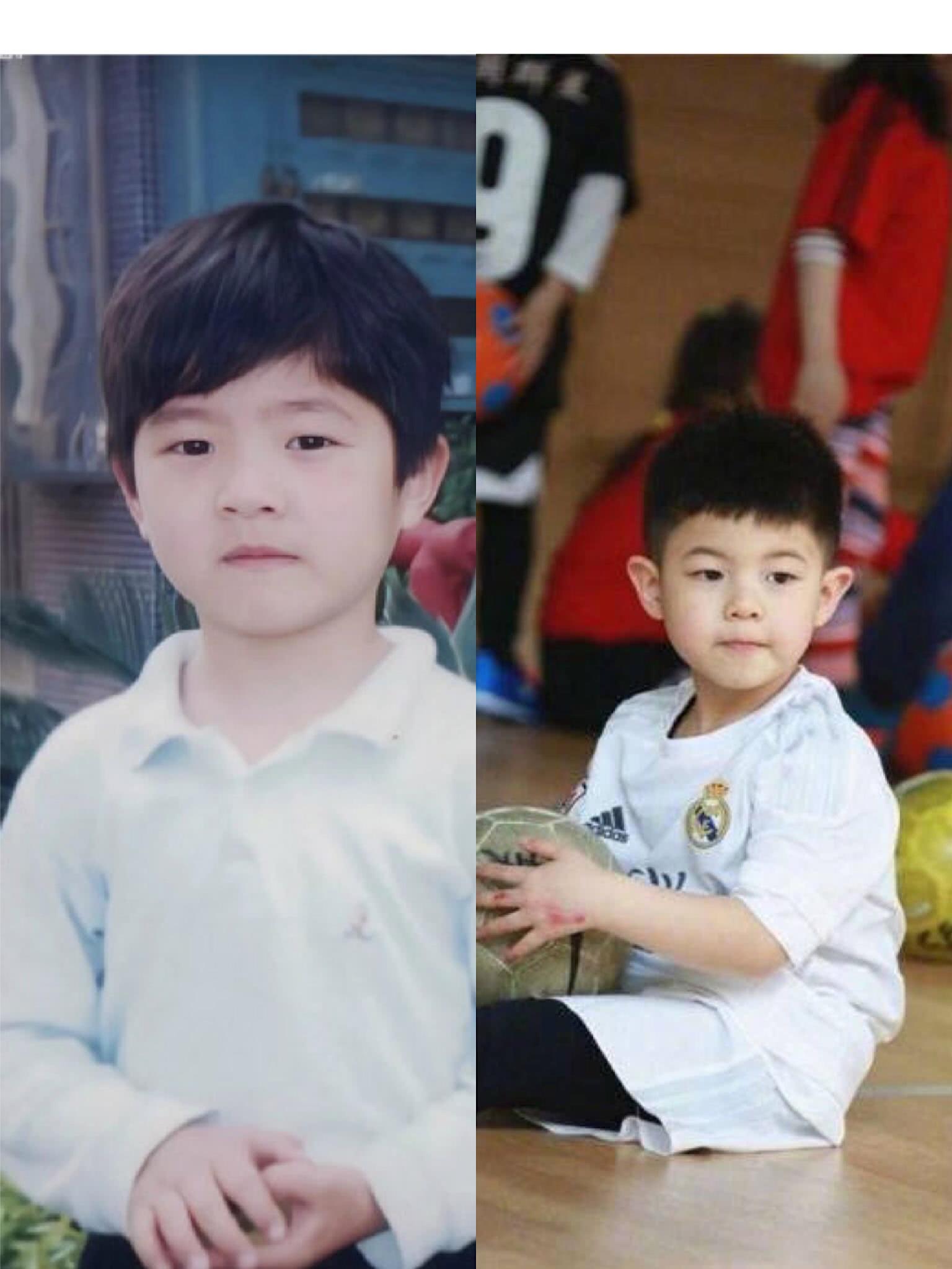 也被曝光了,从照片当中我们可以看出来,刘昊然小时候也是非常可爱的