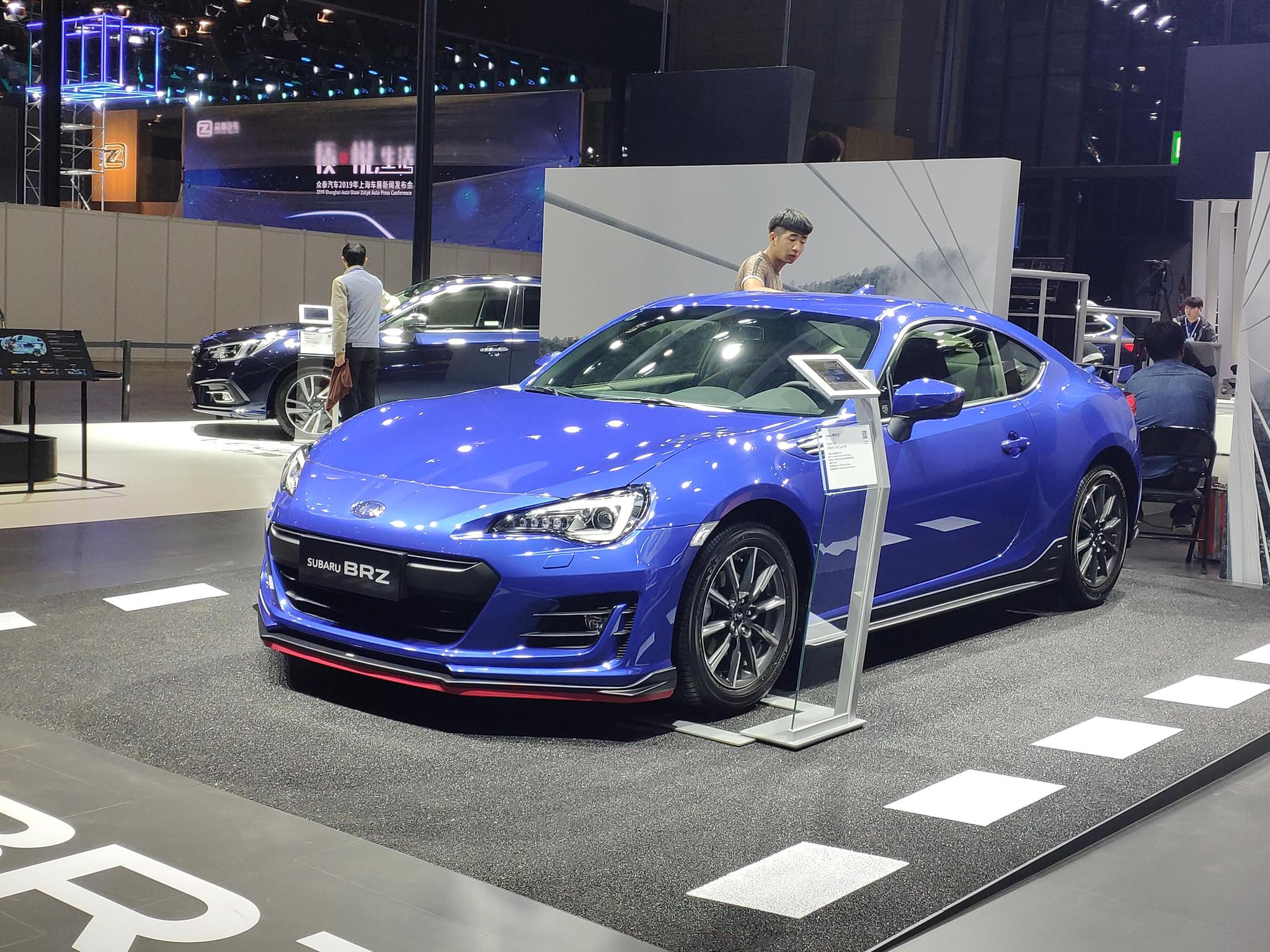 2019上海车展探馆,新款斯巴鲁brz