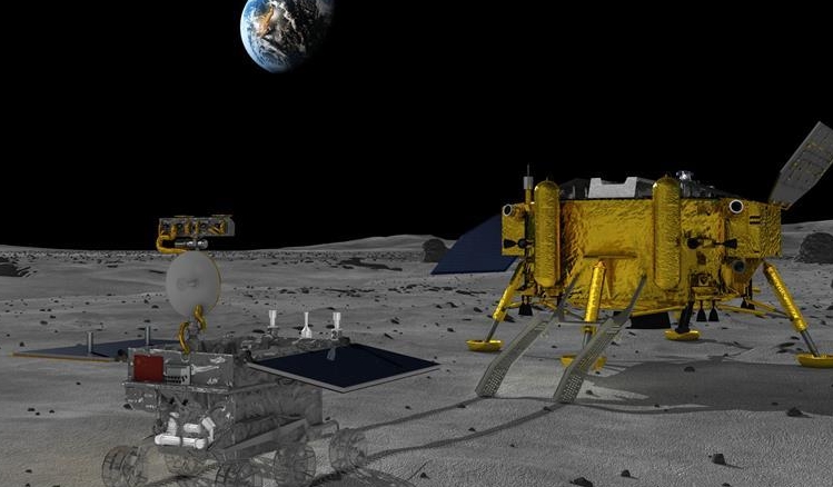 "嫦娥四号"着陆之后,一张照片传回地球,中国成为全人类的骄傲