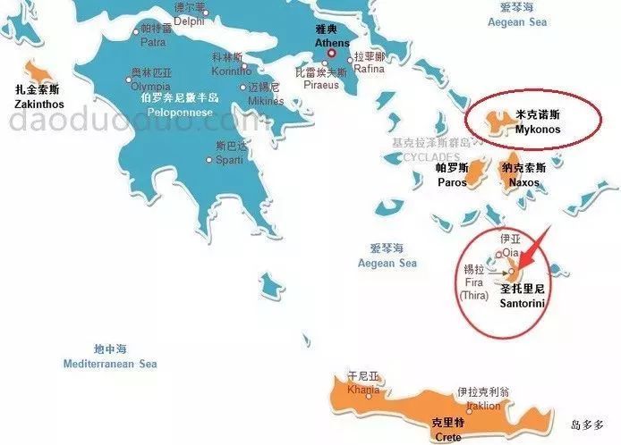 希腊不止圣托里尼送你一份米克诺斯岛全攻略