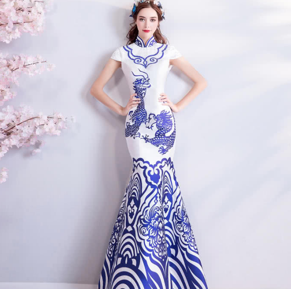 你认为你能驾驭的起哪件青花瓷礼服?测你的心理年龄是多少岁?