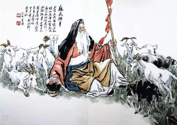 不是因为张骞长得有多么英俊,那是因为张骞是汉朝使节,手持汉节,匈奴