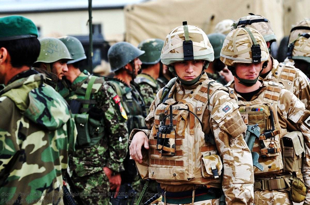 驻阿富汗的英国军队