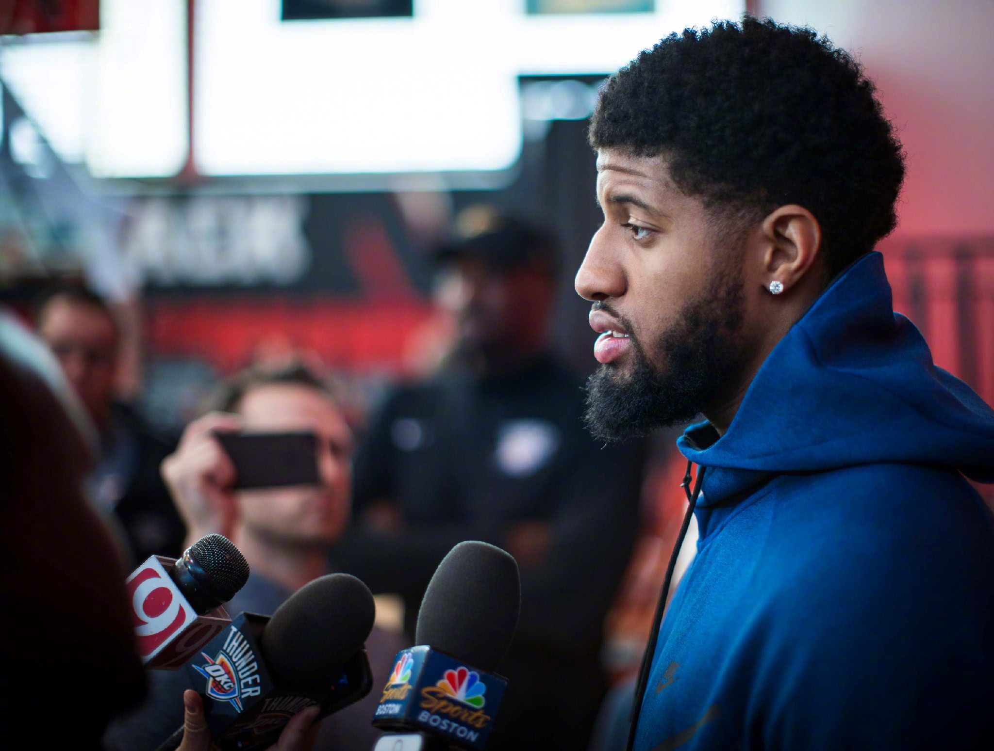 乔治这番话令球迷乐开了花