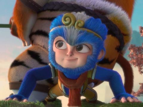 《大闹西游》曝正片练功片段,大圣变"严师"小蓝猴上演极速逆袭