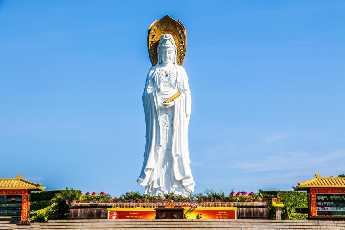 高108米,是世界造像之最,就在海南|海南|观音像|佛像_新浪新闻