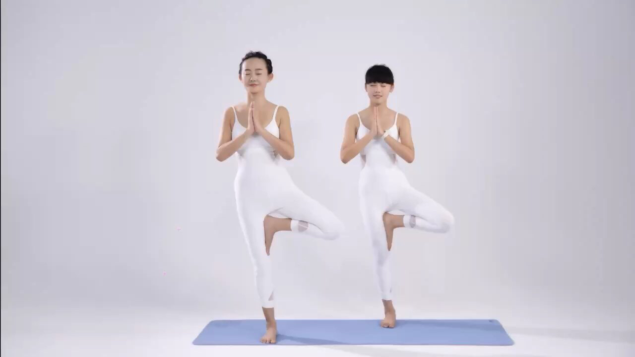 明星奥运瑜伽·金鸡独立