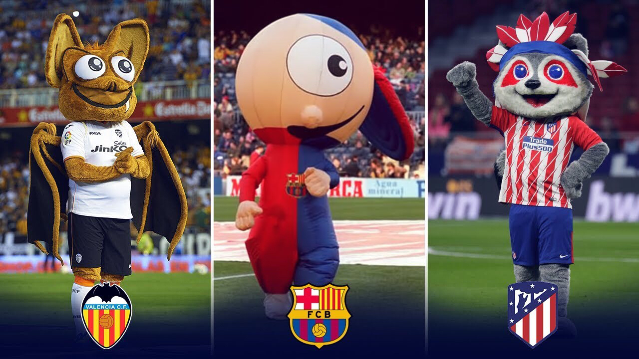 盘点西班牙20家著名足球俱乐部的吉祥物,你最爱哪一款