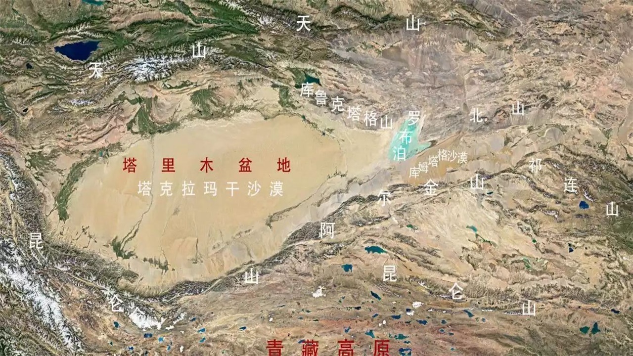 新疆沙漠分布图片